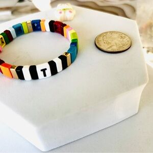 ROXANNE ASSOULIN Alphabet Soup Bracelet “T”